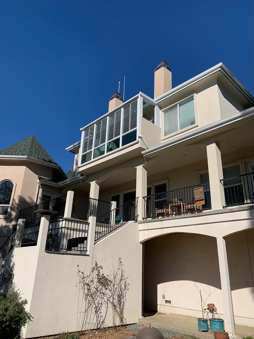 Sunroom, Studio Roof, White, Daytime